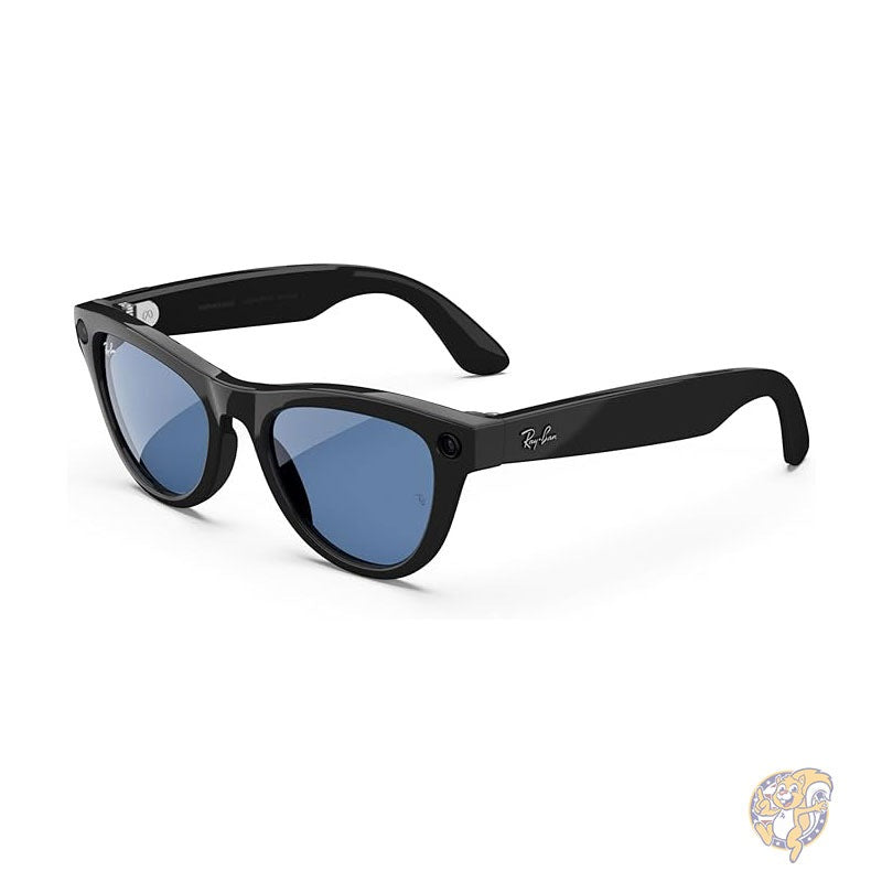 レイバン Ray-Ban AI搭載 メタスマートグラス スマートグラス Skyler スカイラー、シャイニーブラック / トランジションズセルリアンブルー メタ Meta