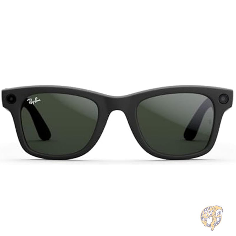 レイバン Ray-Ban AI搭載 メタ スマートグラス ウェイファーラー マットブラック/クリアからグラファイトグリーンへの移行 レギュラー メタ Meta