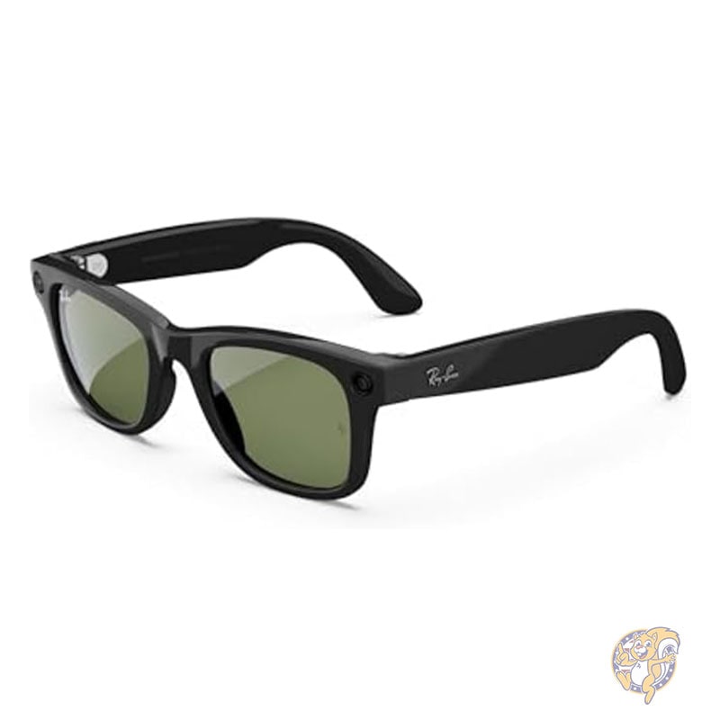 レイバン Ray-Ban AI搭載 メタ スマートグラス ウェイファーラー シャイニーブラック/G15グリーン レギュラー メタ Meta