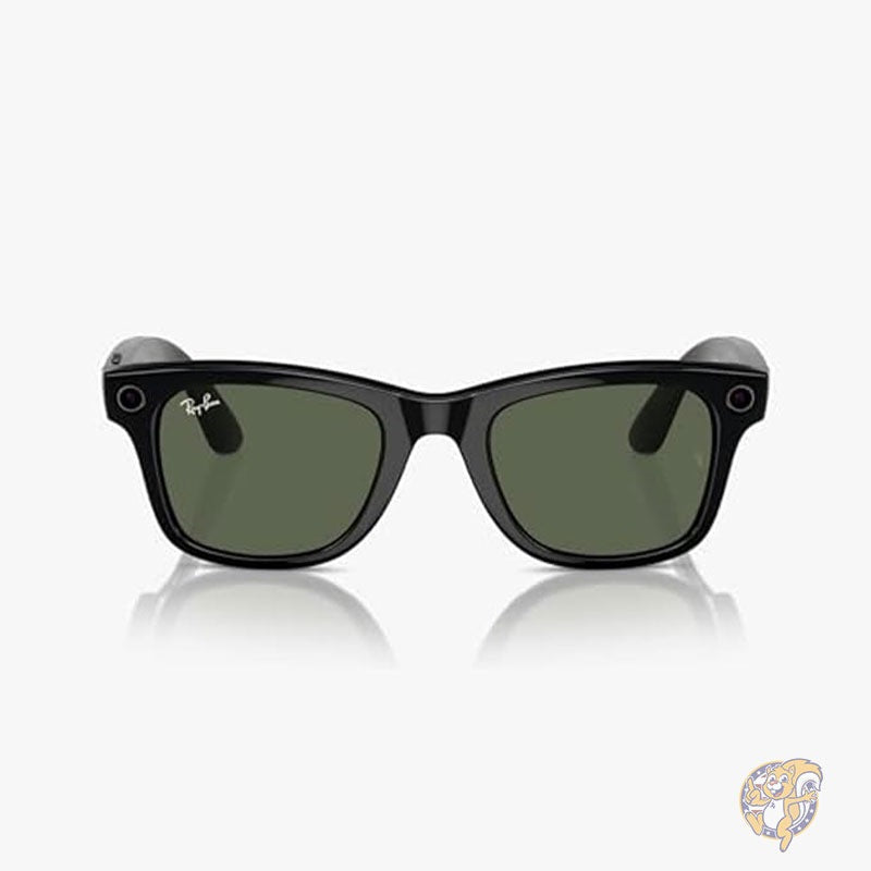 レイバン Ray-Ban AI搭載 メタ スマートグラス ウェイファーラー シャイニーブラック/G15グリーン レギュラー メタ Meta