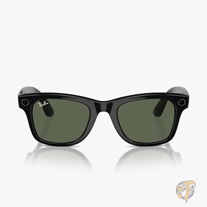 レイバン Ray-Ban AI搭載 メタ スマートグラス ウェイファーラー シャイニーブラック / G15 グリーン L メタ Meta