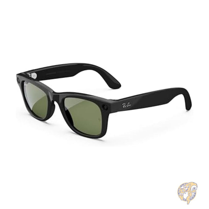 レイバン Ray-Ban AI搭載 メタ スマートグラス ウェイファーラー シャイニーブラック / G15 グリーン L メタ Meta