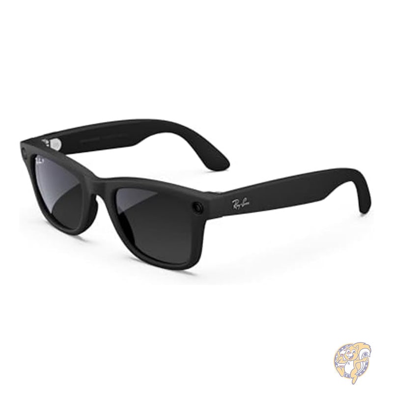 レイバン Ray-Ban AI搭載 メタ スマートグラス ウェイファーラー マットブラック/偏光グラデーショングラファイト メタ Meta