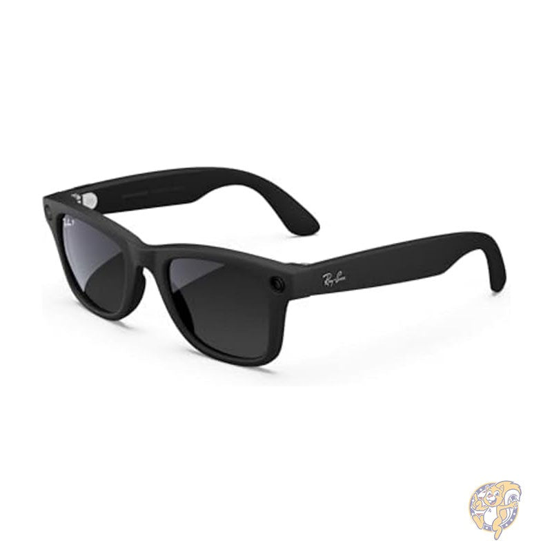 レイバン Ray-Ban AI搭載 メタ スマートグラス ウェイファーラー マットブラック/偏光グラデーショングラファイト レギュラー メタ Meta