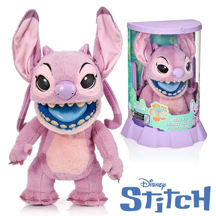 リロ&スティッチ エンジェル 動く人形 Lilo & Stitch ぬいぐるみ サウンド&アクション搭載 ディズニー 約46cm