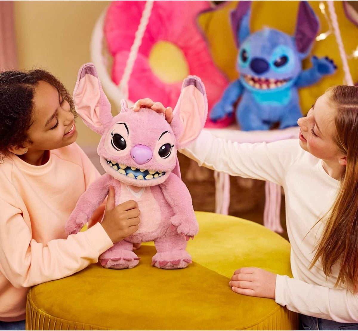 リロ&スティッチ エンジェル 動く人形 Lilo & Stitch ぬいぐるみ サウンド&アクション搭載 ディズニー 約46cm