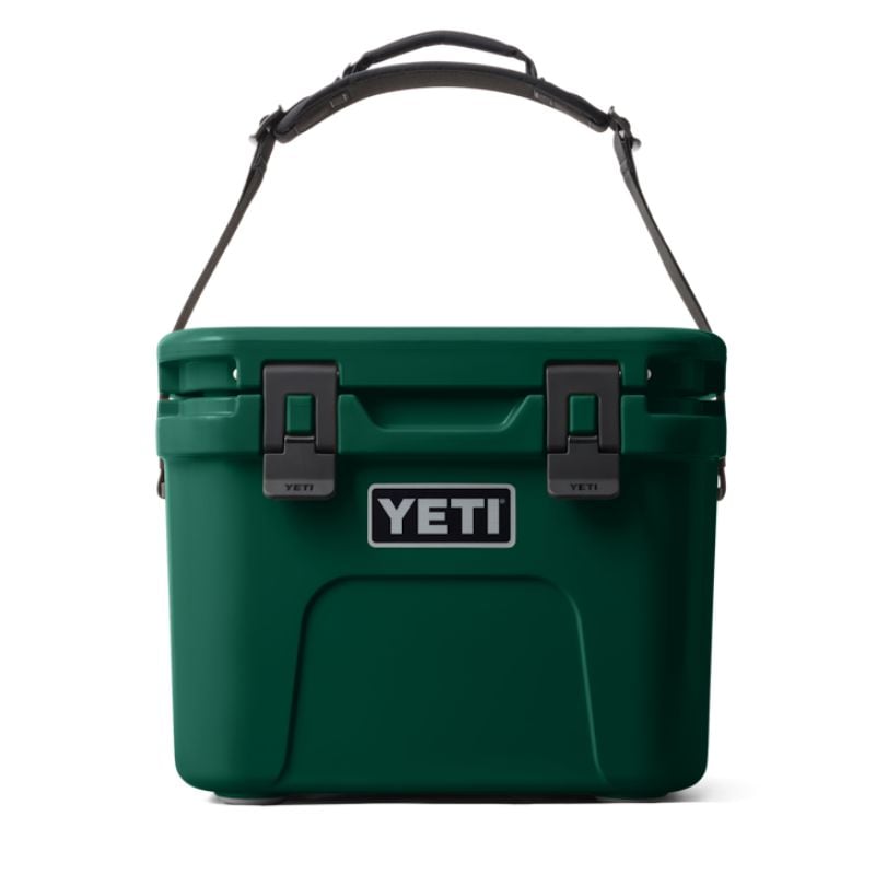 YETI Roadie 15 ハードクーラー Black Forest Green ブラックフォレストグリーン 肩掛けストラップ付き イエティ クーラーボックス ローディー コンパクトサイズ