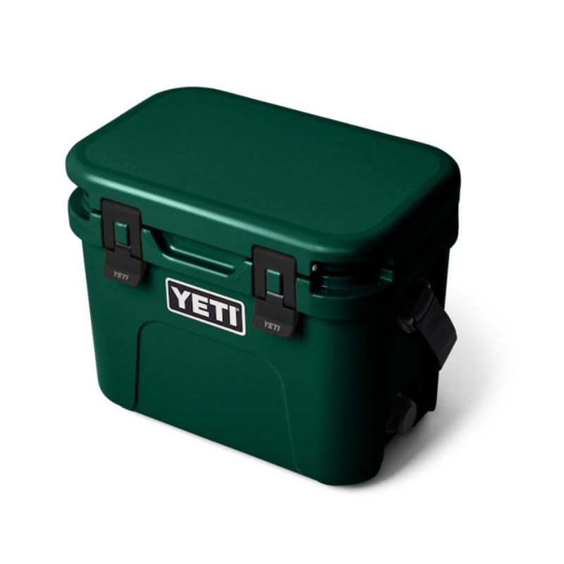YETI Roadie 15 ハードクーラー Black Forest Green ブラックフォレストグリーン 肩掛けストラップ付き イエティ クーラーボックス ローディー コンパクトサイズ
