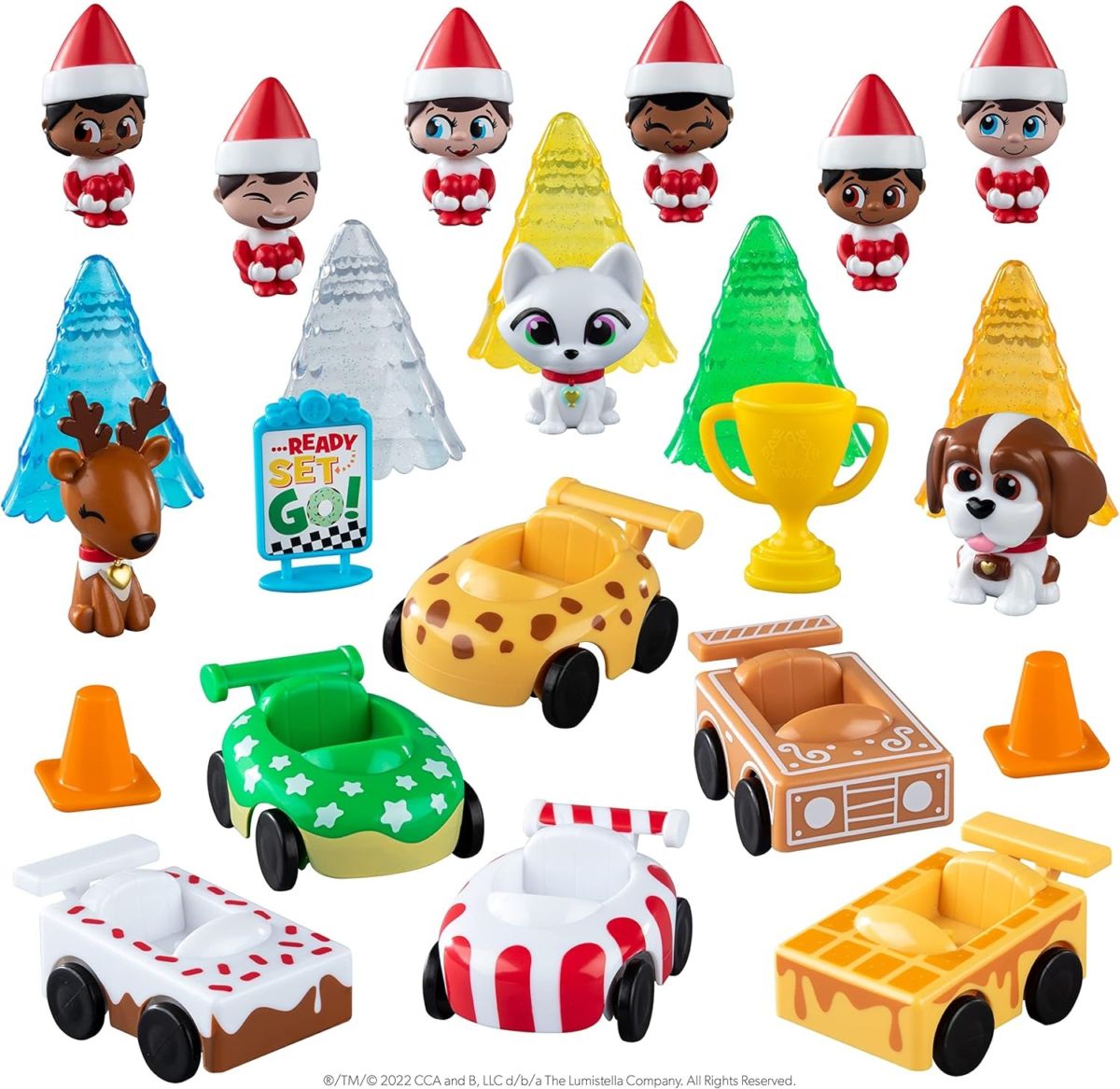 The Elf on the Shelf エルフ・オン・ザ・シェルフ クリスマス カウントダウン アドベントカレンダー エルフ&ペットが勢ぞろい