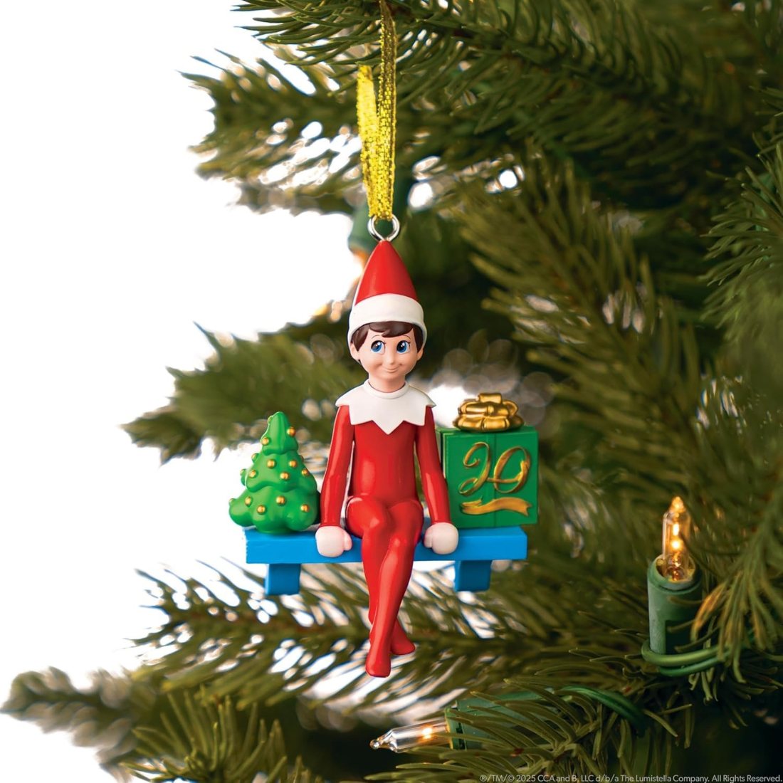 The Elf on the Shelf(エルフ・オン・ザ・シェルフ) 20周年限定版 ボーイスカウトエルフ ブルーアイ ポージング可能 記念セット クリスマスギフト