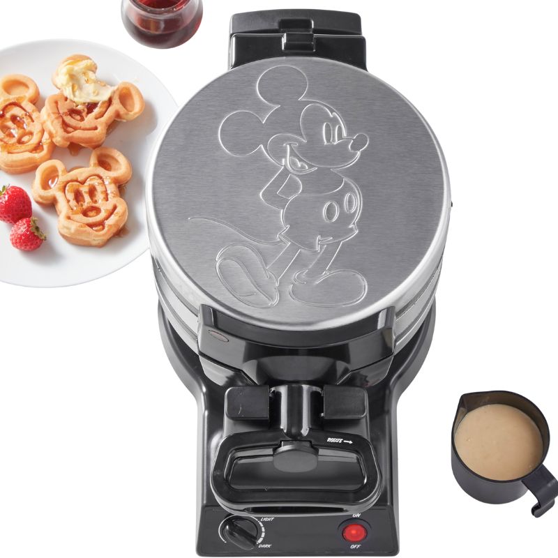 ディズニー ミッキーマウス Mickey Mouse ダブルフリップ ワッフルメーカー ミニワッフル6枚焼き ベルギースタイル