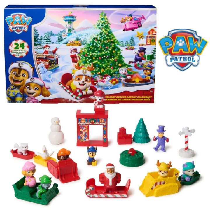 2025 パウパト パウパトロール クリスマス アドベントカレンダー PAW Patrol ホリデーレスキュー ギフト 24個 サプライズおもちゃ付き