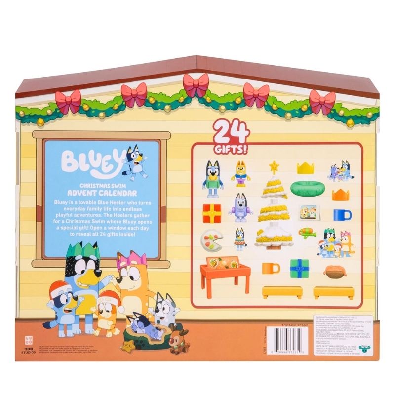 Bluey’s ブルーイ クリスマスス アドベントカレンダー Christmas Swim Advent Calendar 24サプライズ付き