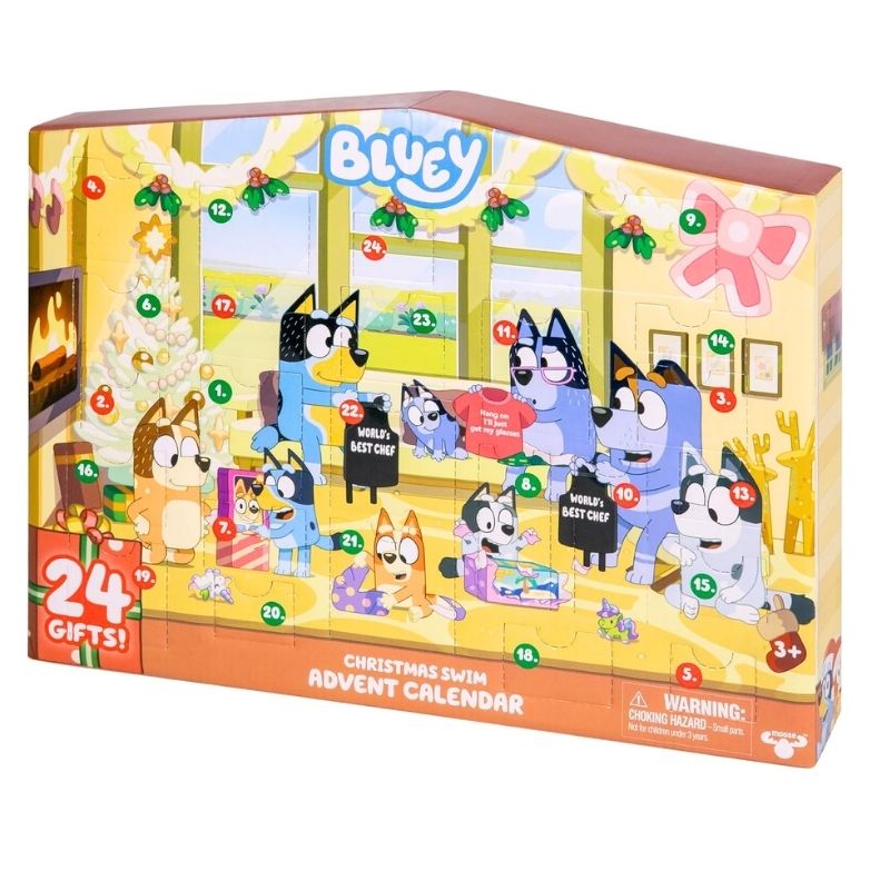 Bluey’s ブルーイ クリスマスス アドベントカレンダー Christmas Swim Advent Calendar 24サプライズ付き