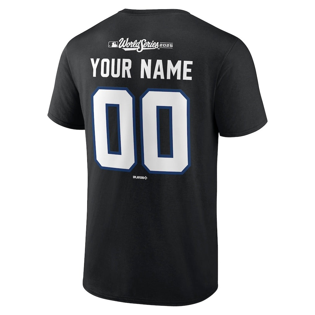 名入れ可能 ロサンゼルス ドジャース 2025 ワールドシリーズ 優勝 記念 Tシャツ カスタム 背番号 名前 公式ライセンス MLB Los Angeles Dodgers Champions