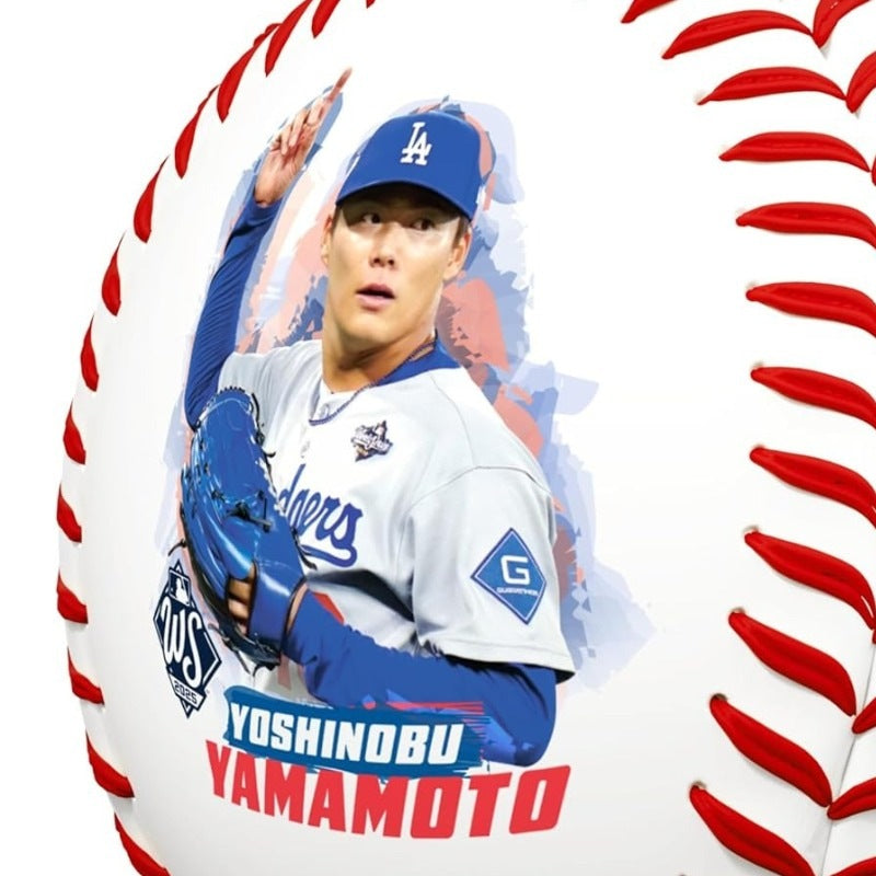 山本由伸 2025 MVP 受賞記念 野球ボール ドジャース WS優勝 公式球 Rawlings MLB正規品 日本未発売 コレクターズアイテム プレゼント