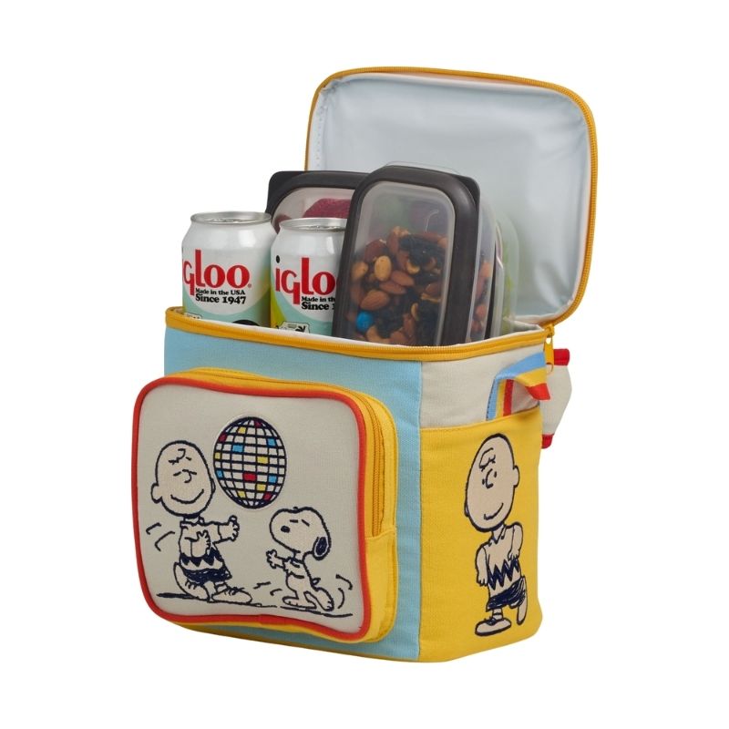 Igloo イグルー × Snoopy スヌーピー コラボ ランチクーラーバッグ 保冷バッグ Peanuts ピーナッツ 保冷トート 保冷ランチバッグ 9缶収納 保冷バック