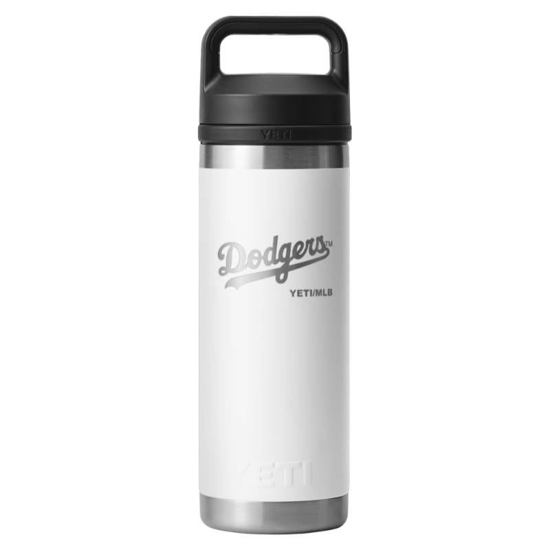 ドジャース×YETI コラボ イエティ ウォーターボトル 水筒 Rambler 18 oz Water Bottle ロサンゼルス ドジャース ロゴ入り Los Angeles Dodgers YETI 保冷 タンブラー 二重真空断熱構造 ギフト ランブラー イエティボトル ※DODGERSロゴ※ White ホワイト 白