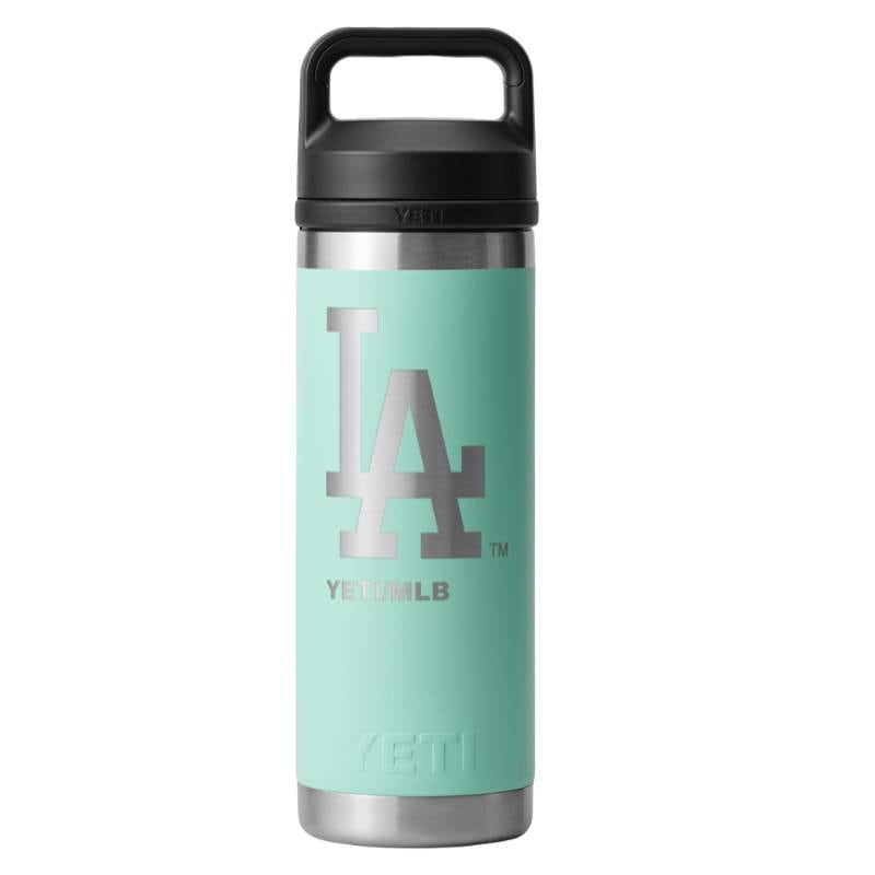 ドジャース×YETI コラボ イエティ ウォーターボトル 水筒 Rambler 18 oz Water Bottle ロサンゼルス ドジャース ロゴ入り Los Angeles Dodgers YETI 保冷 タンブラー 二重真空断熱構造 ギフト ランブラー イエティボトル ※LAロゴ※ Seafoam シーフォーム