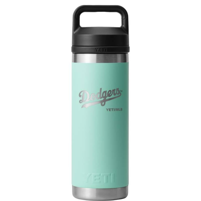 ドジャース×YETI コラボ イエティ ウォーターボトル 水筒 Rambler 18 oz Water Bottle ロサンゼルス ドジャース ロゴ入り Los Angeles Dodgers YETI 保冷 タンブラー 二重真空断熱構造 ギフト ランブラー イエティボトル ※DODGERSロゴ※ Seafoam シーフォーム
