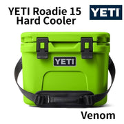 YETI クーラーボックス ローディー15 ハードクーラー ダブルデューティー ショルダーストラップ付 Roadie 15 Hard Cooler クーラーボックス キャンプ スポーツ アウトドア 保冷 大容量 イエティ アメリカ Venom ヴェノム グリーン