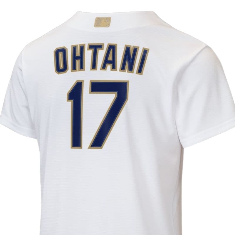 2026 ゴールドコレクション 大谷翔平 ドジャース キッズ ユニフォーム 2026 ゴールドコレクション Nike レプリカ ホワイト 子供用 正規品 優勝記念 YOUTH 大谷選手