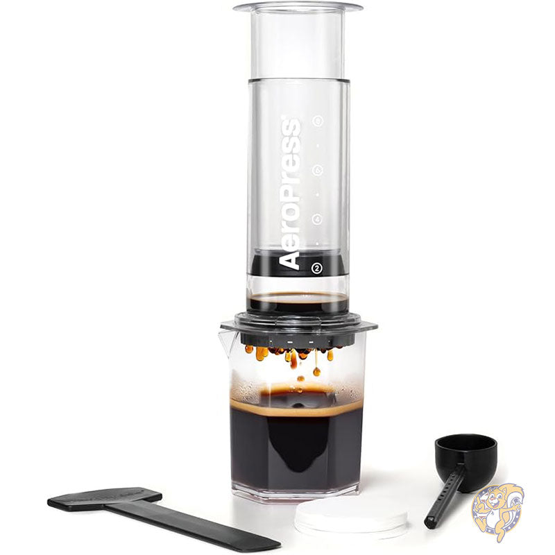 エアロプレス AeroPress ポータブルコーヒーメーカー XLコーヒープレス フレンチプレス プアオーバー エスプレッソ3つの機能 自宅 オフィス キャンプ 旅行 ポータブルコーヒーメーカー クリアXL