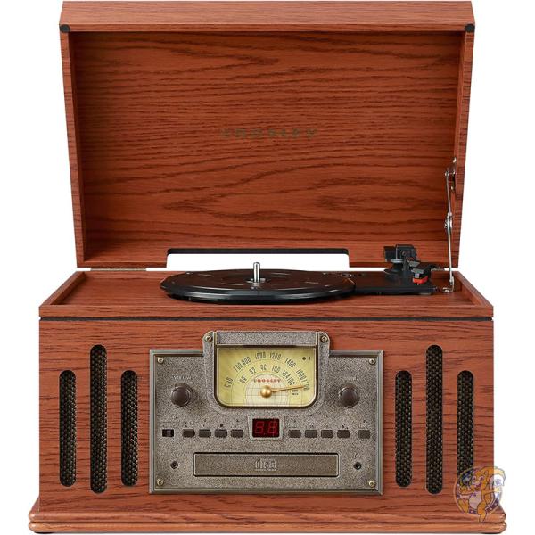 ターンテーブル ラジオ CD/カセット プレーヤー ミュージシャン Aux-in Bluetooth CR704B-PA Crosley
