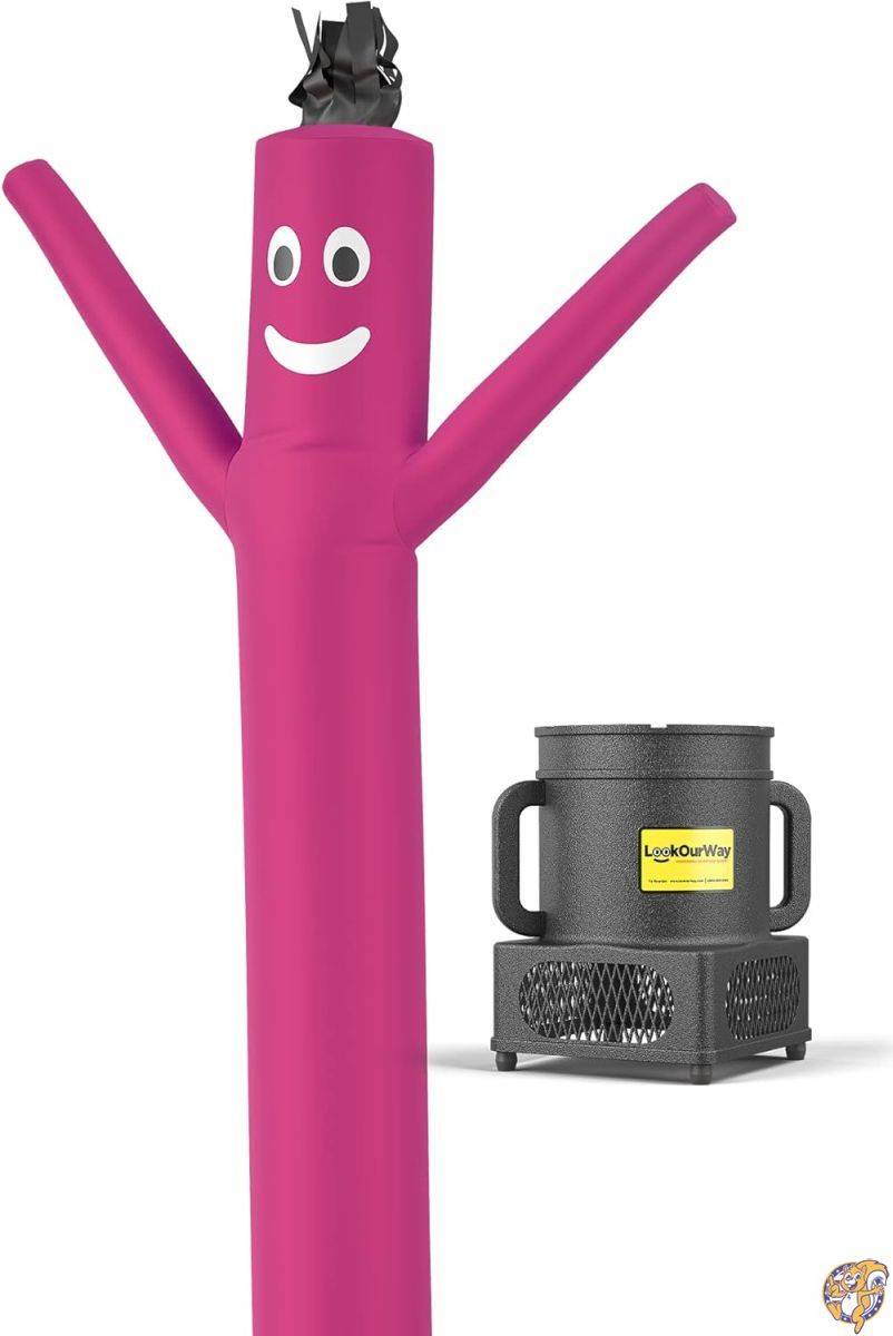 LookOurWay Air Dancers Inflatable Tube Man Complete Set with 1/4 HP Blower, 6-Feet, Pink 141[並行輸入]