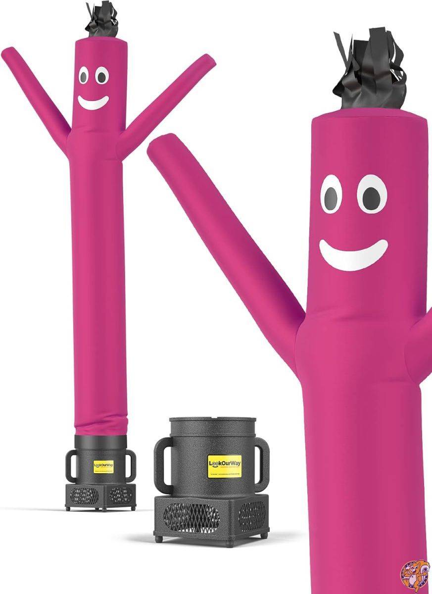 LookOurWay Air Dancers Inflatable Tube Man Complete Set with 1/4 HP Blower, 6-Feet, Pink 141[並行輸入]
