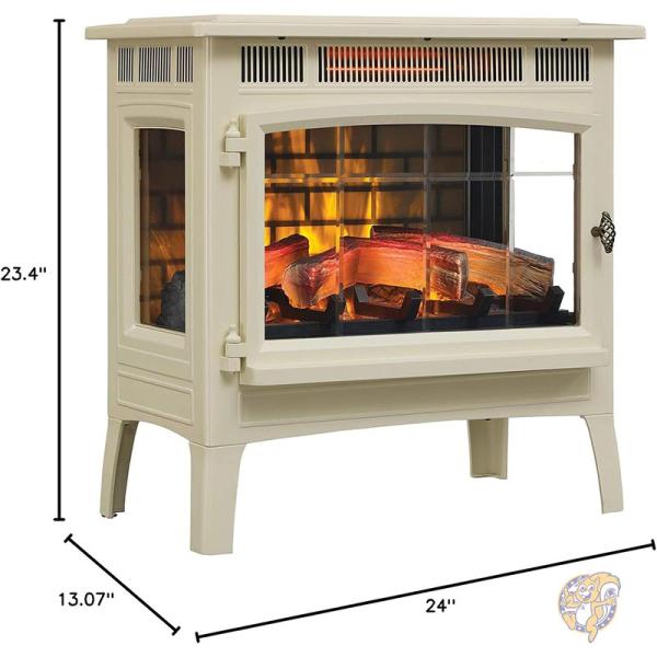 電気暖炉ストーブ 赤外線 3D 炎効果付き ヒーター インテリア DFI-5010-04-3A Duraflame デュラフレイム
