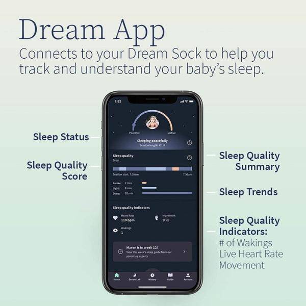 Owlet ドリーム ソックス ベビーモニター ミント 送料無料