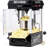 ポップコーン メーカー マシン 70g 2.5オンスのケトルを備えたプロ仕様 卓上型ポップコーン マシン最大10カップ作れる ビンテージ ポップコーン マシン 映画館スタイル ノスタルジア Nostalgia アメリカレトロ アメリカン