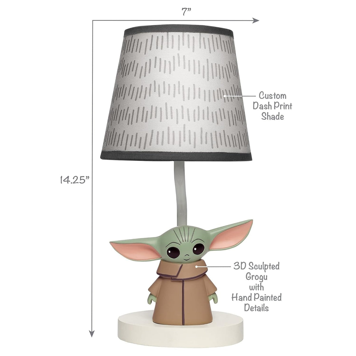 STAR WARS スターウォーズ ベビーヨーダ ナイトライト ランプ Grogu グローグー The Child ライト 子供部屋 インテリア Lambs & Ivy ヨーダ