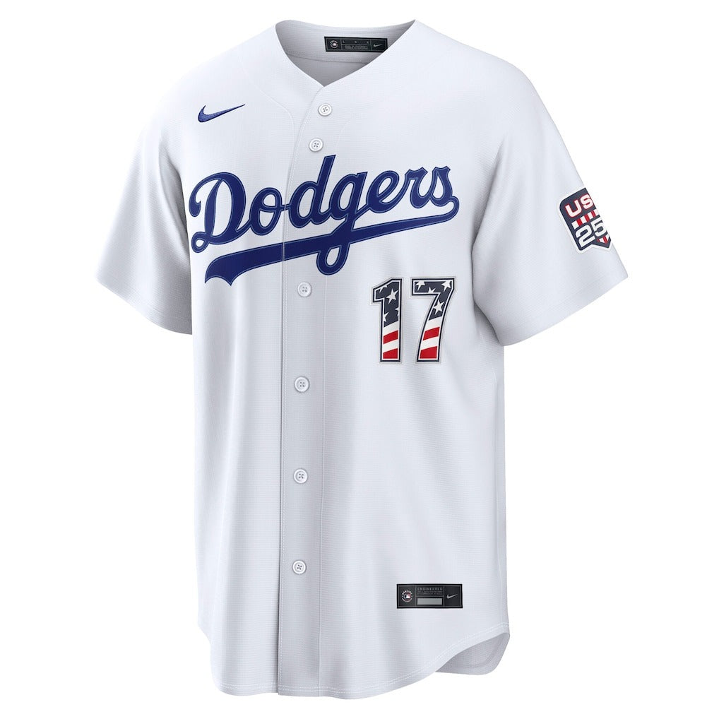 2026 大谷翔平 ドジャース ナイキ USA250 独立記念日限定 レプリカ ユニフォーム ホワイト 大谷 アメリカ建国 250周年記念
