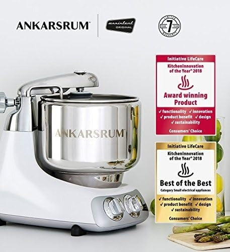 Ankarsrum アンカースラム アンカルスラム オリジナル スタンドミキサー 7L 約6.6kg 600W Jubilee Silver パンこねミキサー 多機能ミキサー 業務用 家庭用